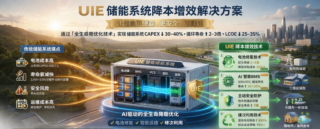 UIE 储能系统降本增效解决方案